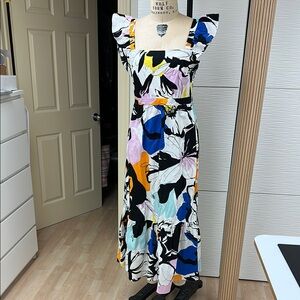 Floral Multicolor Maxi Sun Dress